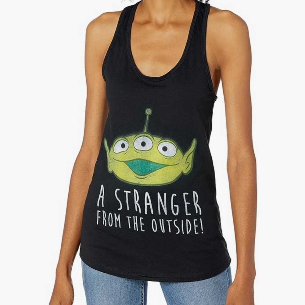 Disney Pixar Toy Story Alien Believe Racerback Graphic Tank Top - XXL